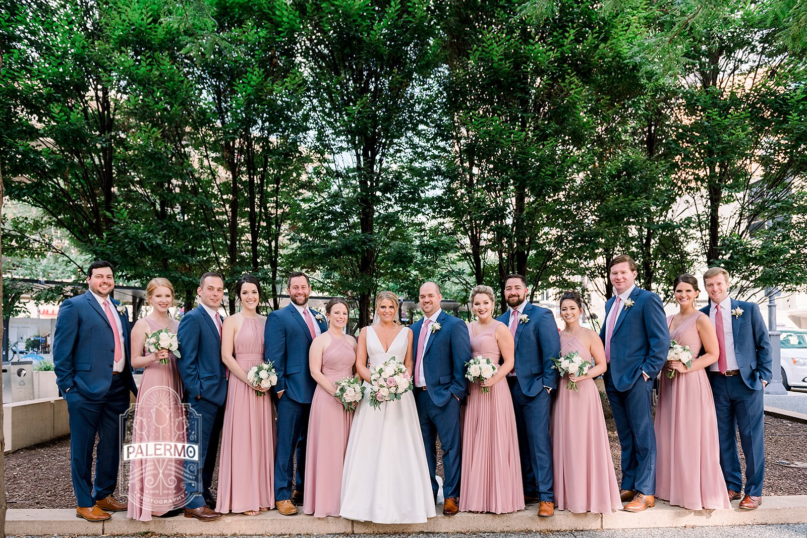 Navy and Blush Wedding Elegance for Amanda & Josh – The Blue Daisy Floral Designs