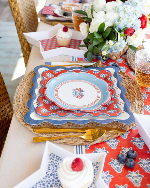 Flag Paper Plate