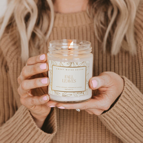 Fall Leaves 9 oz Soy Candle