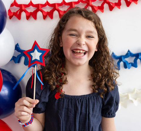DIY Patriotic Wands