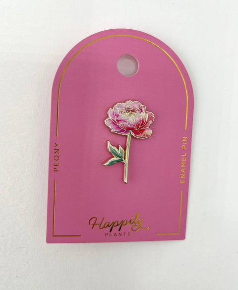 Peony Flower Pin