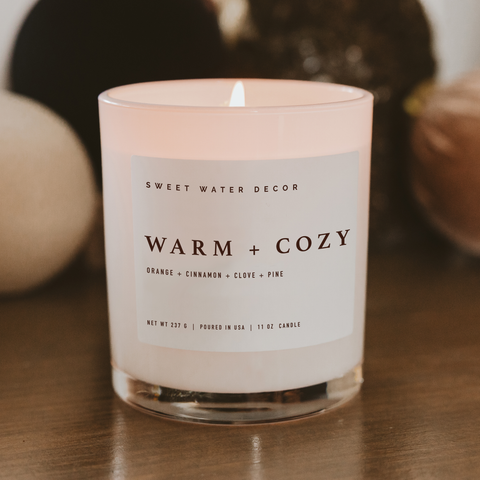Warm and Cozy 11 oz Soy Candle