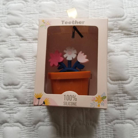 Flowers and Flower Pots Teether Toy - Gift Box