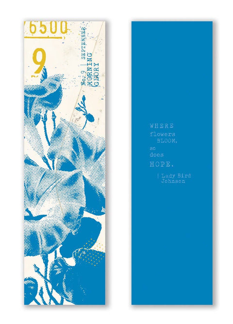 Mark the Year Bookmark Box A Floral Bookmark for Each Month