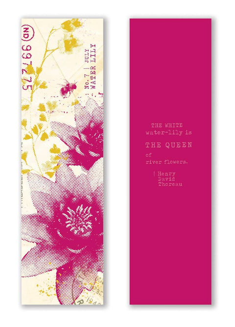 Mark the Year Bookmark Box A Floral Bookmark for Each Month