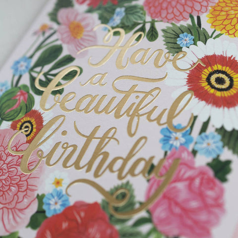 Beautiful Birthday Greeting Card