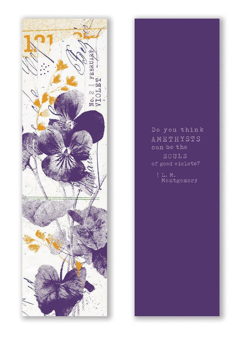 Mark the Year Bookmark Box A Floral Bookmark for Each Month