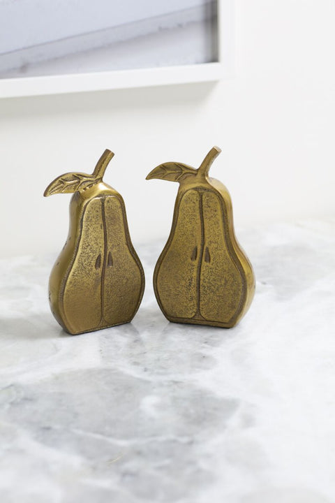 Golden Pear Bookends