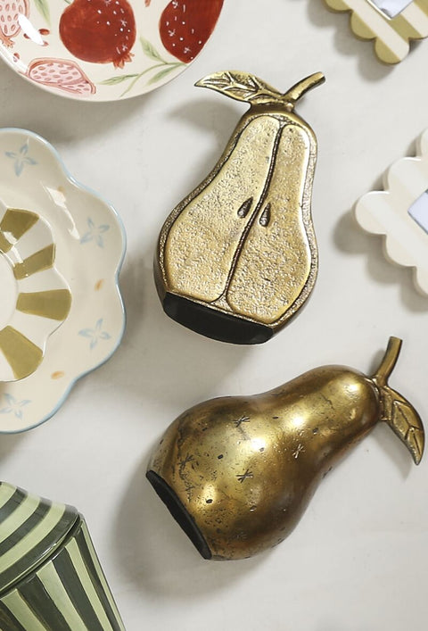Golden Pear Bookends