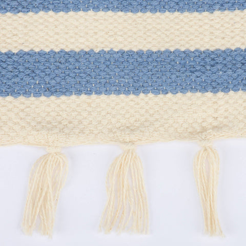 Pale Blue Stripe Runner