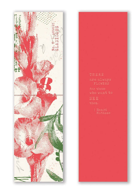Mark the Year Bookmark Box A Floral Bookmark for Each Month