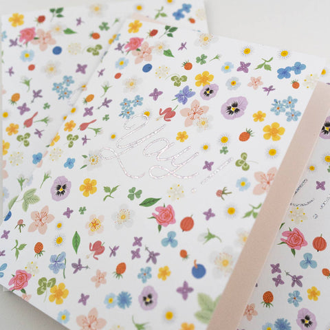YAY Floral Confetti greeting card