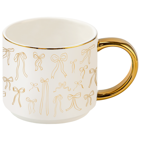 Gold Bows Coffee Mug