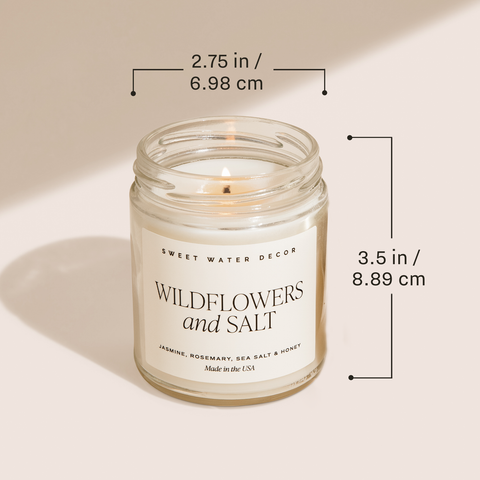 Coastal Lemon 9 oz Soy Candle - Home Decor & Gifts