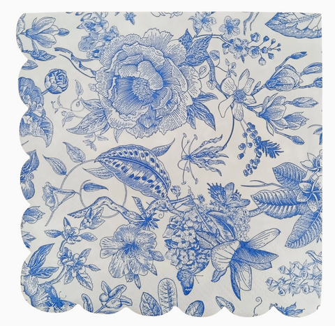 Cocktail Napkins Blue Delft