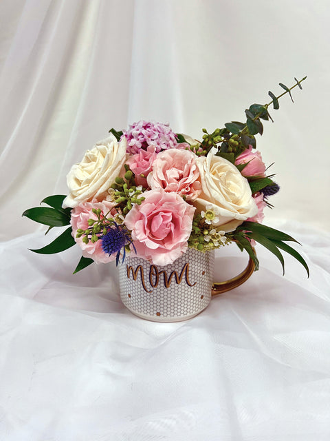 Mother's Day Mom Mug arrangement