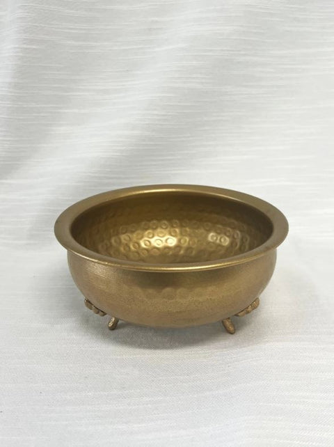 Hammered Gold Bowl