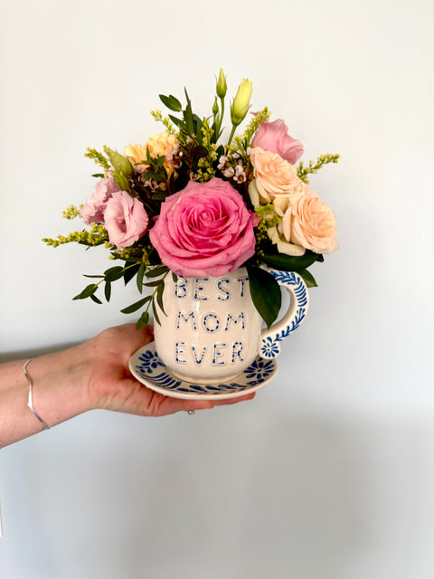 Mother's Day Mom Mug arrangement