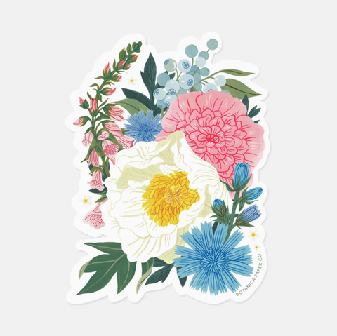 Lush Flora vinyl sticker