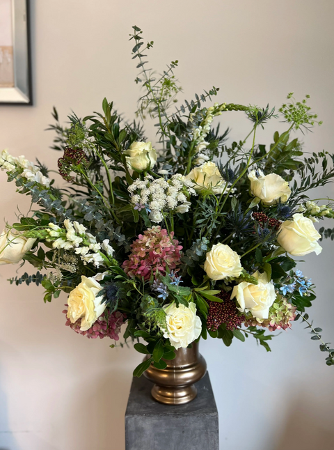 Garden Style Signature Funeral Urn Pair