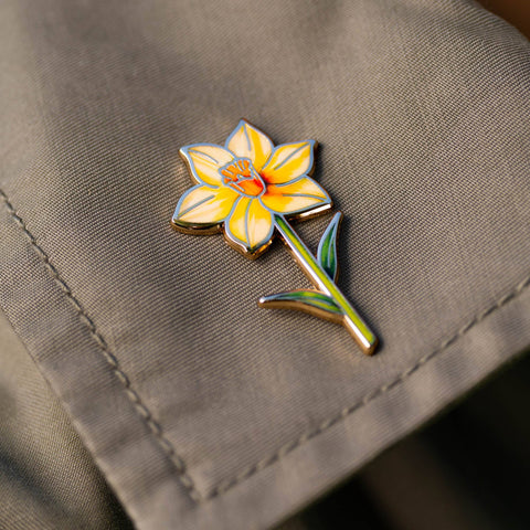 Daffodil Flower Pin