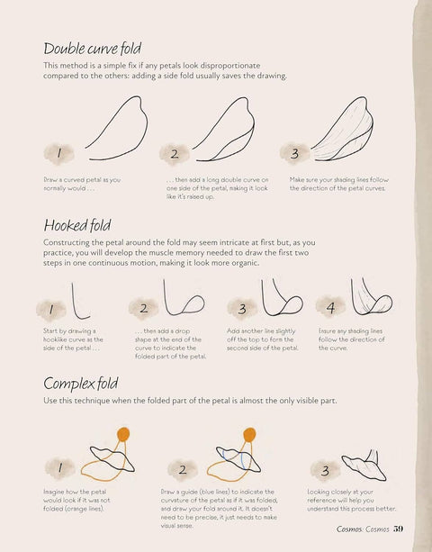Easy Steps to Drawing Flowers - Lessons For Drawing