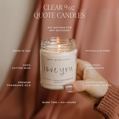Self Care Soy Candle