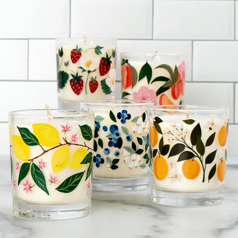 Orange Orchard Scented Soy Hand-Poured Candle