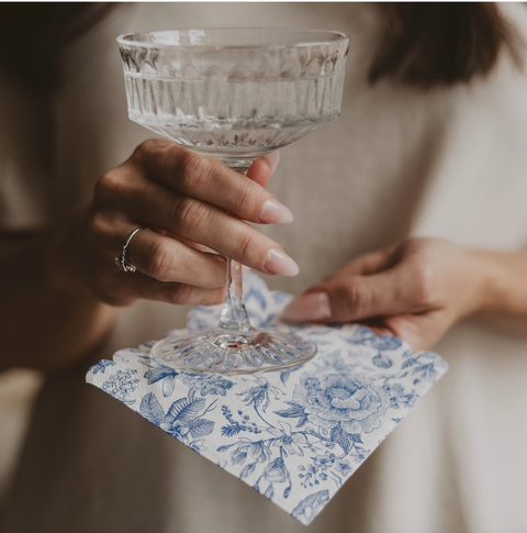 Cocktail Napkins Blue Delft