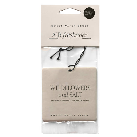 Wildflowers and Salt Hanging Air Freshener