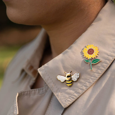 Queen Honey Bee Pin