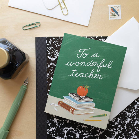 To A Wonderful Teacher Greeting Card