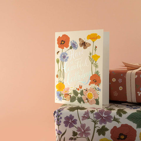 Botanist Birthday greeting card