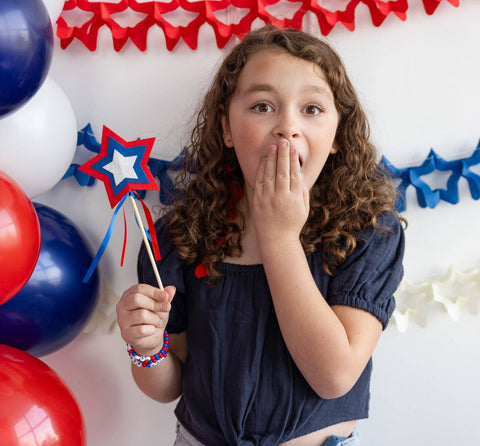 DIY Patriotic Wands