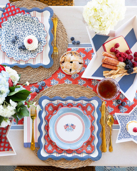 Flag Paper Plate