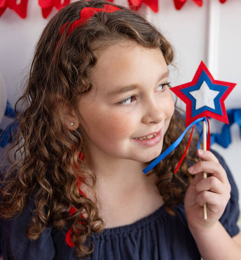 DIY Patriotic Wands