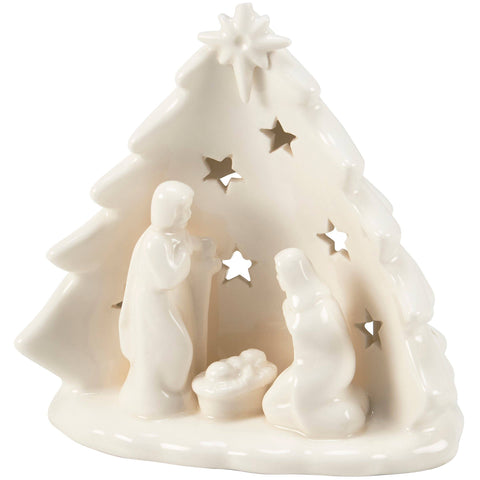 Nativity Candle Holder
