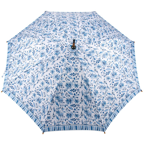 Blue Florals Umbrella