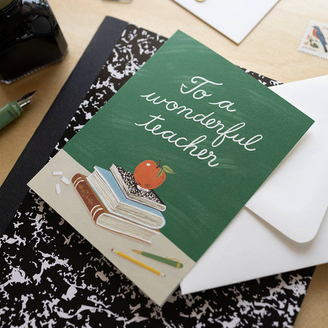 To A Wonderful Teacher Greeting Card