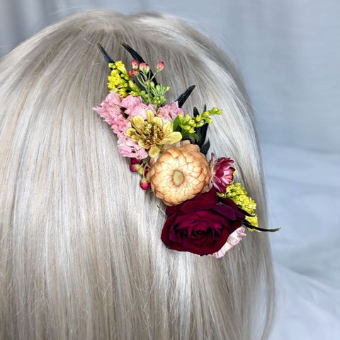 Floral Hair Comb