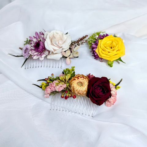 Floral Hair Comb