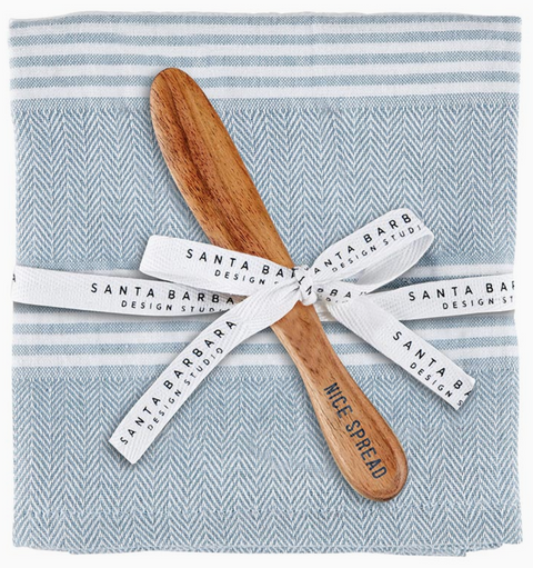 Kitchen Towel & Cheese Spreader Set