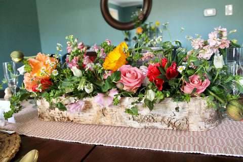 Rounded Birch Trough