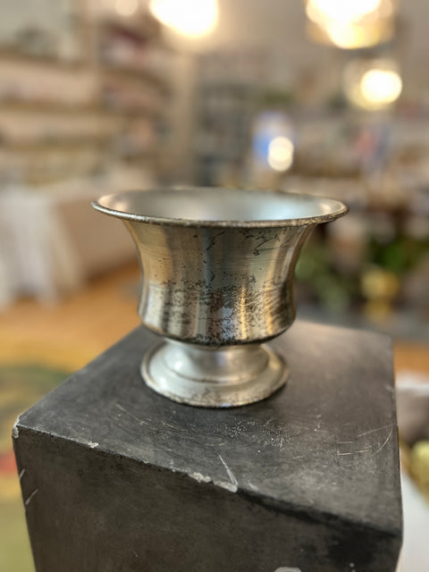 Timeless Silver Compote Vase
